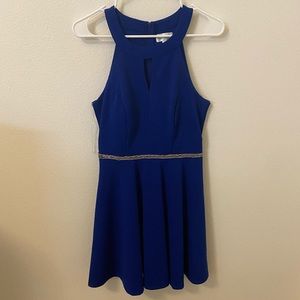 Royal blue homecoming dress